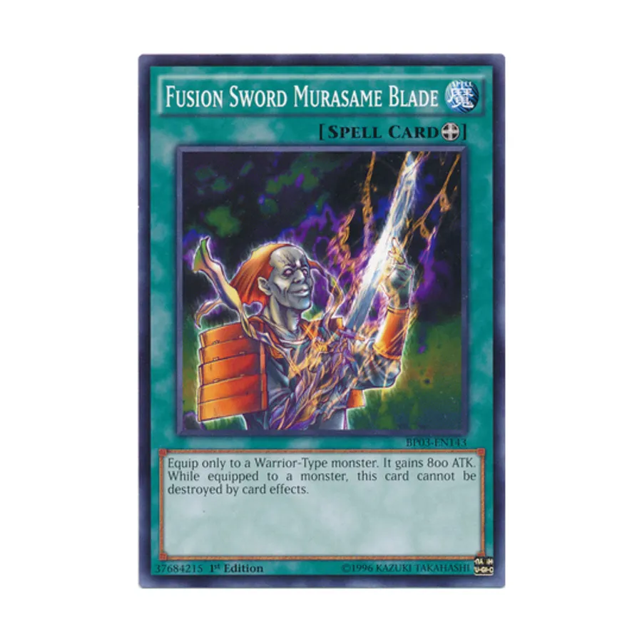 

CCG Fusion Sword Клинок Мурасаме (Обычный), Yu-Gi-Oh - Battle Pack 3 - Monster League - Singles