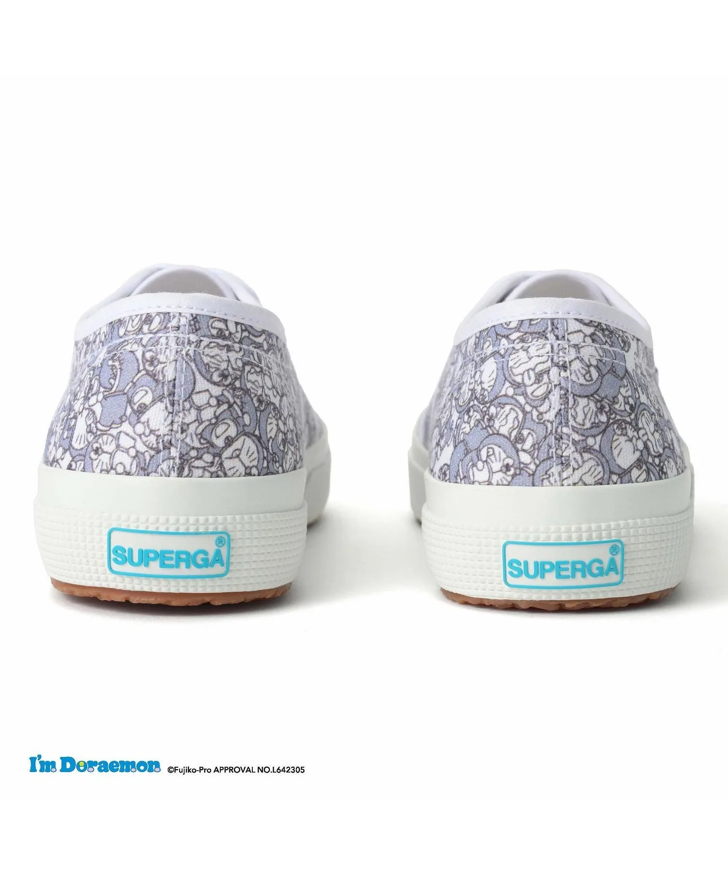 Кроссовки SUPERGA 2750 DORAEMON PRINT с коллекционной упаковкой белые — фото 4