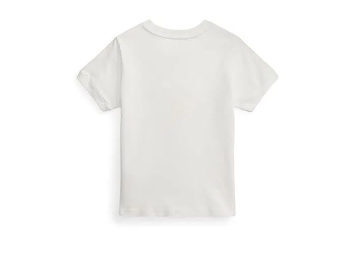 Футболка Polo Bear Cotton Jersey Tee Polo Ralph Lauren Kids, White — фото 2