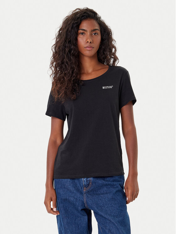 

Футболка regular fit Alma 1016748 Mustang, чёрный