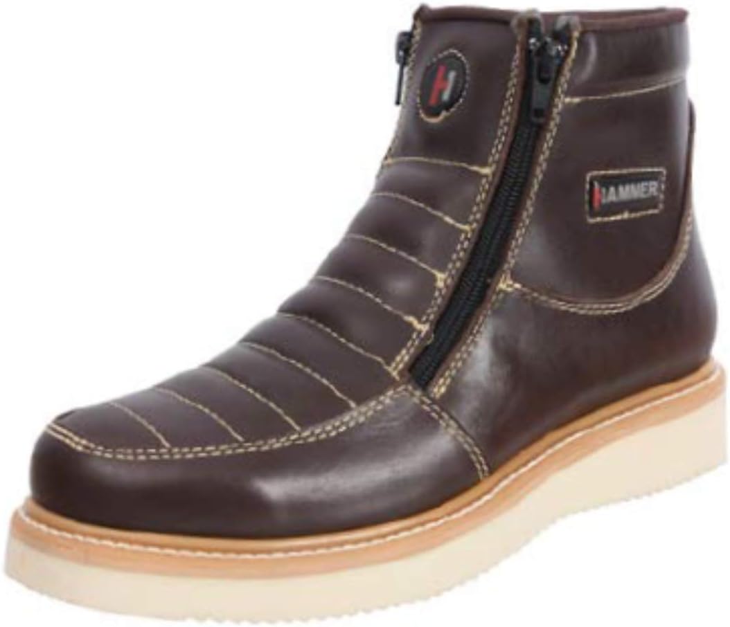 

Мужские кожаные ботинки, короткие ботинки на молнии Vino / Ботинки для работы для мужчин HM330 Rancho Valencia, коричневый