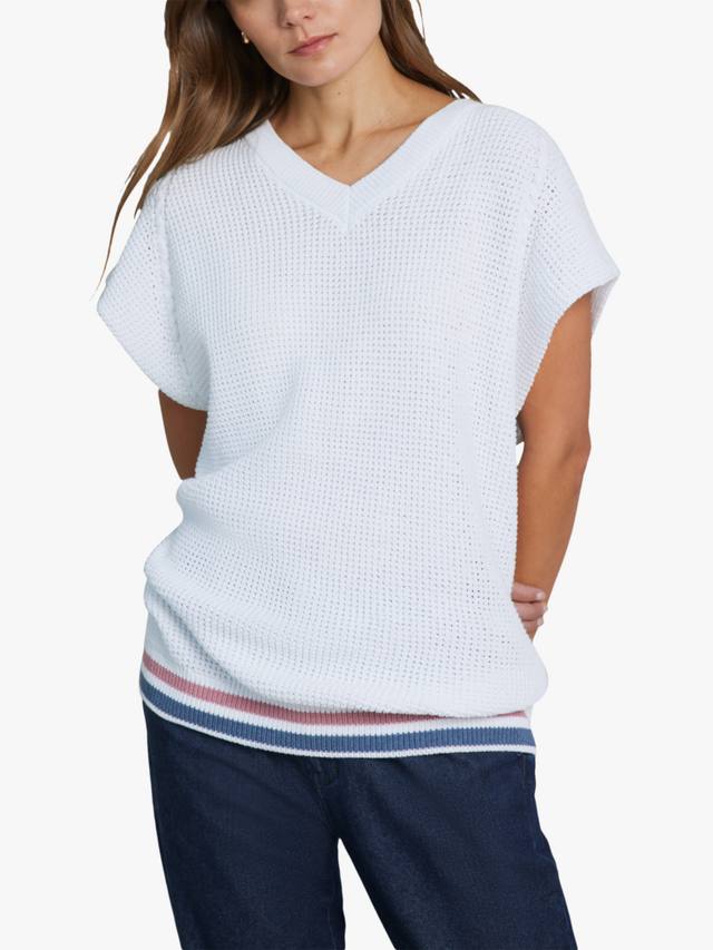 

Унисекс вязаный топ-джемпер Hay Life, White