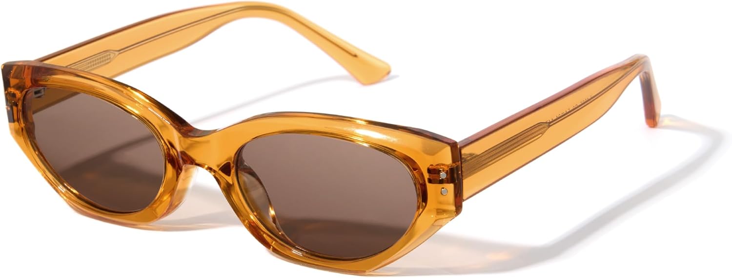 

Женские солнцезащитные очки Cyxus Acetate Cateye, легкие, для ношения в течение всего дня, с защитой UV400, подходят для вождения, путешествий и вечеринок. 1349, 03-brown Frame Brown Lens 1349