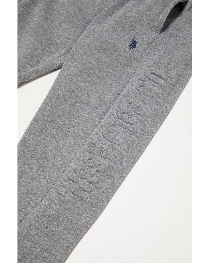 

Брюки U.S. POLO ASSN. Embossed Wordmark Joggers, цвет Campus Grey Heather