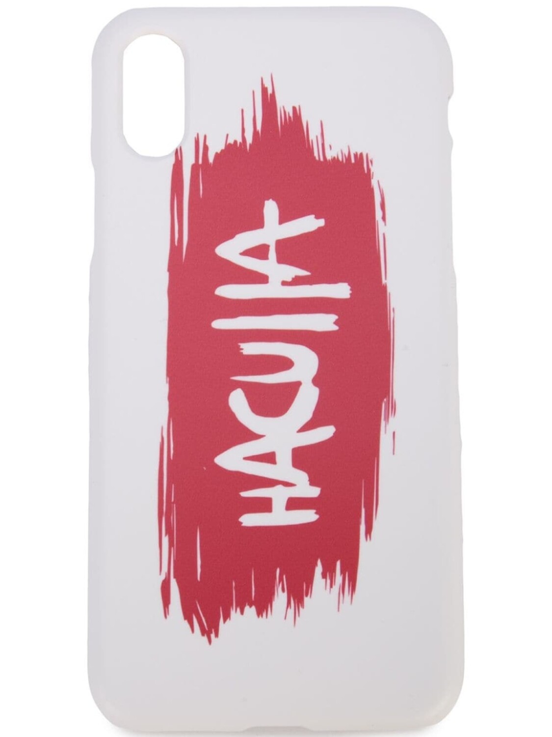 

Haculla чехол Brush Stroke для iPhone XS, белый