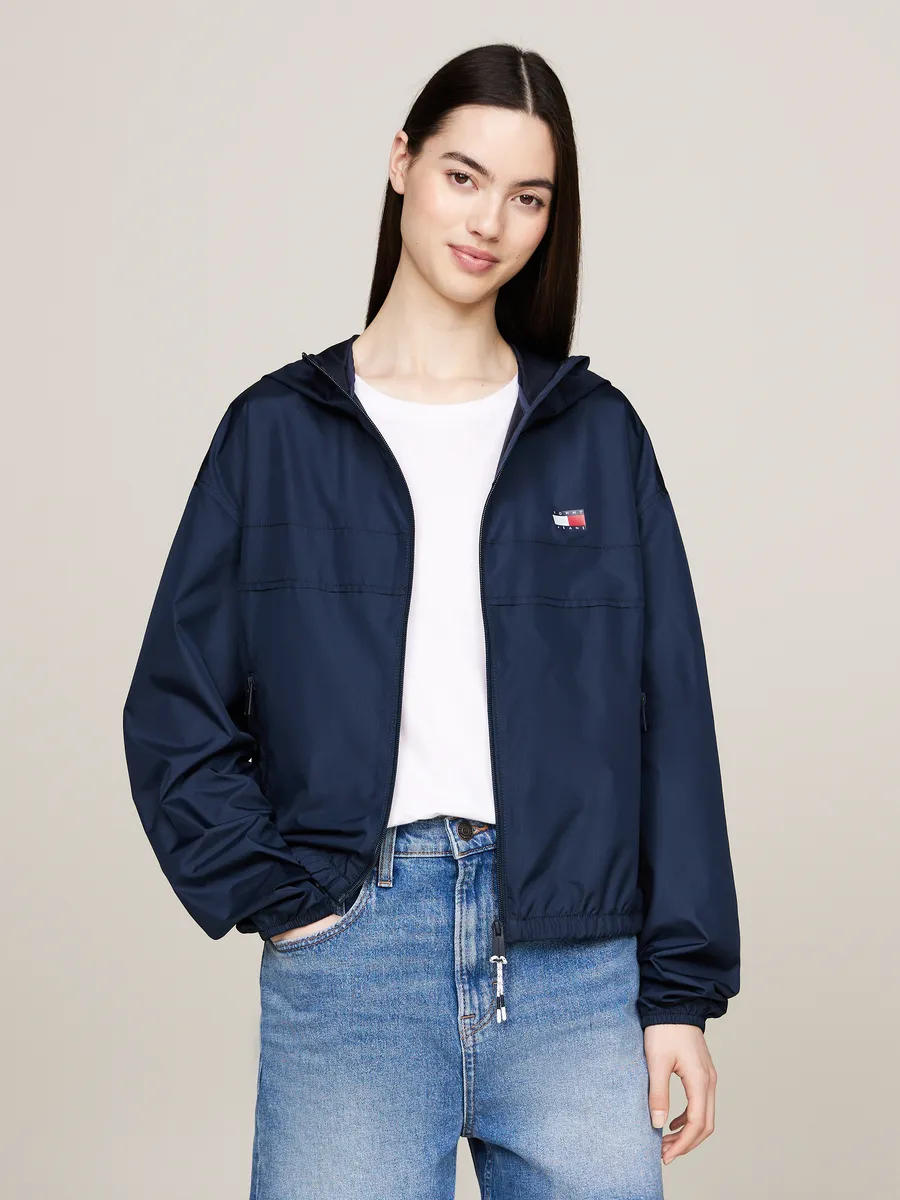 

Ветровка Tommy Jeans "TJW CRP LT CHICAGO", модного укороченного кроя, синий