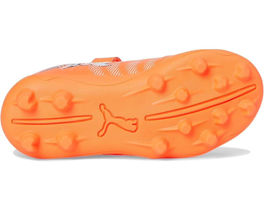 Детские бутсы Puma Future 9 Play Hook and Loop Firm/Artificial Ground для малышей и детей PUMA Kids, Glowing Red/White/Black — фото 3