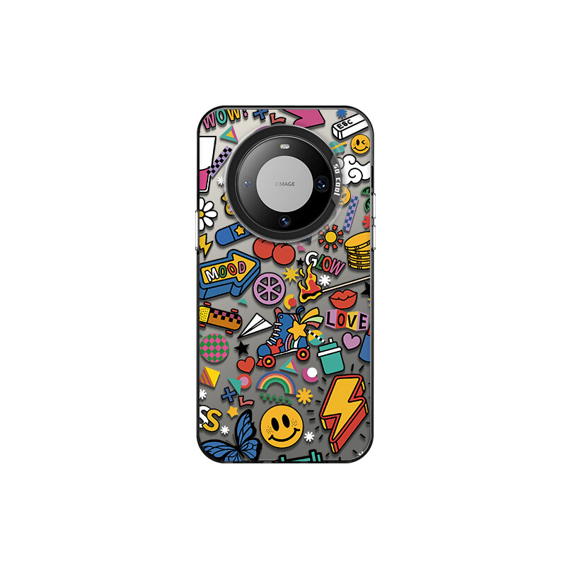 

Чехол для телефона с камнями Stones, Color silver black - DWSTSCY019