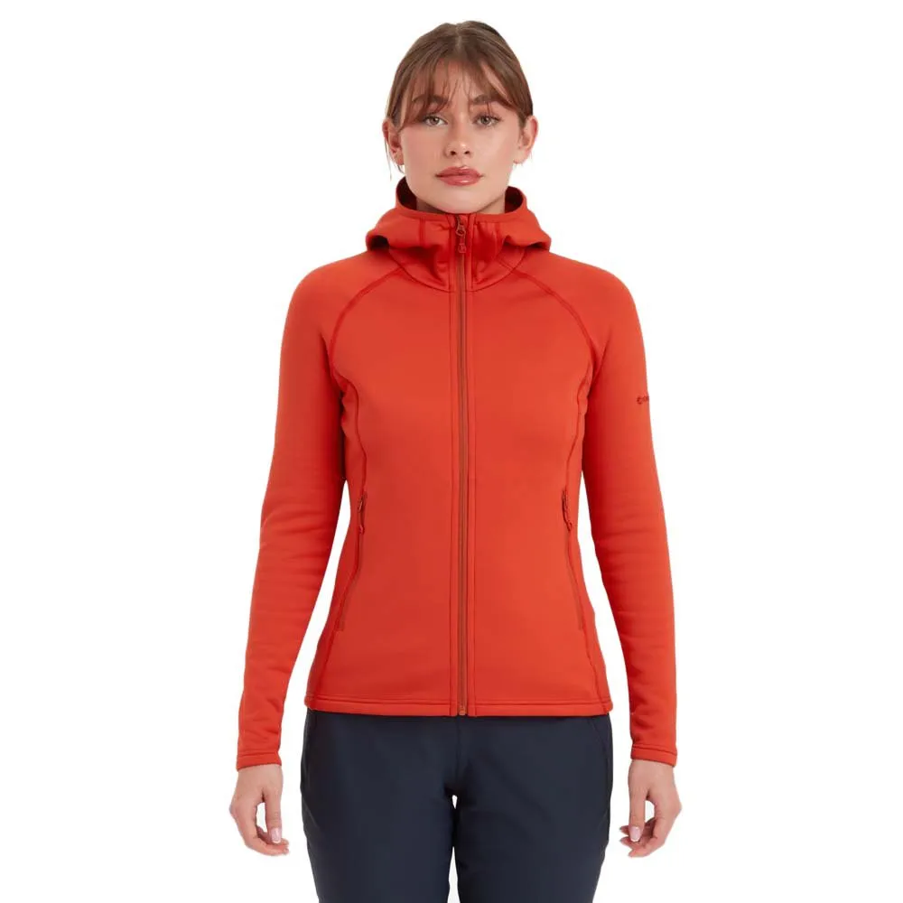 

Флис Montane Fury full zip, красный