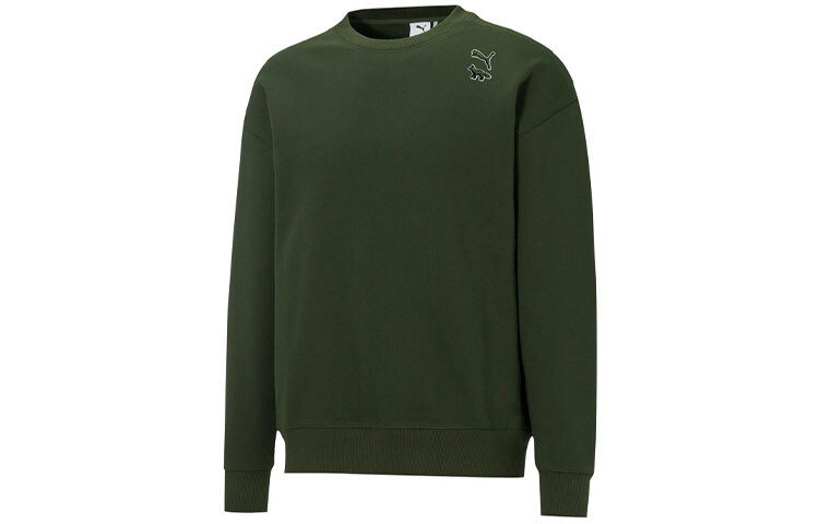 

Свитшот Maison Kitsune X Maison Kitsune унисекс зеленый Puma, зеленый