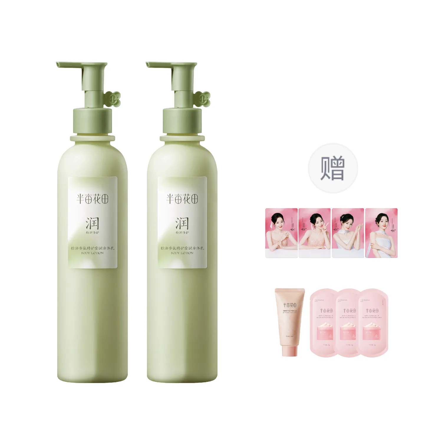 Увлажняющий крем с эфирными маслами для особого ухода LITTLE DREAM GARDEN, Valley Rain Jasmine 250ml*2