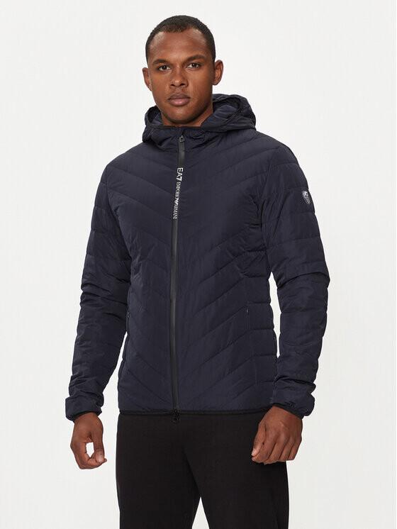

Пуховик regular fit Ea7 Emporio Armani, синий