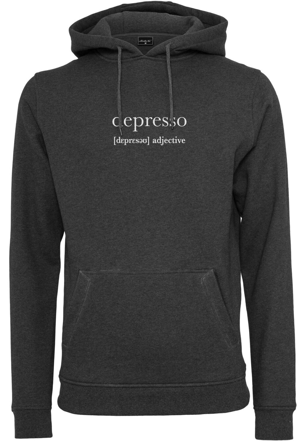 

Толстовка с капюшоном DEPRESSO Mister Tee, темно-серый