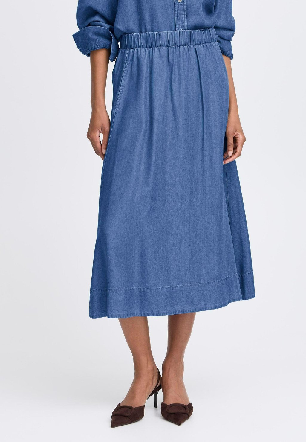 

Джинсовая юбка KOSMO - A-line skirt b.young, синий