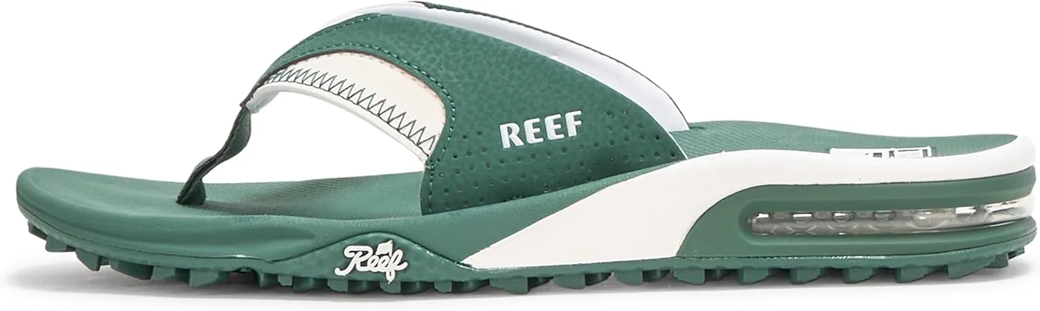 Мужские вьетнамки REEF Fanning с открывалкой для бутылок, зеленый/белый — фото 2
