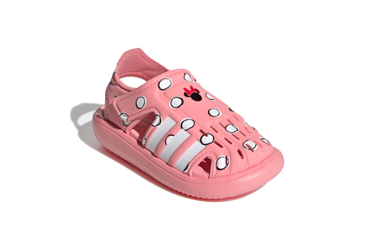 Кроссовки для малышей Disney X Disney Co-branded TD Low-top розового/белого цвета Adidas — фото 3