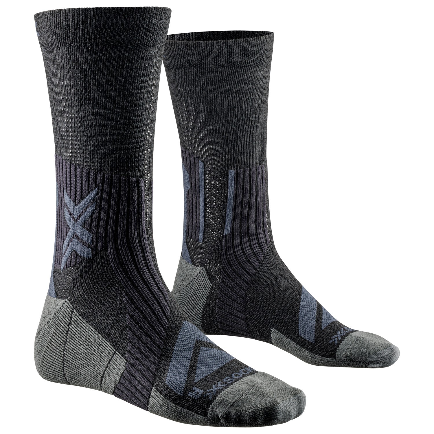 

Велосипедные носки X Socks Bike Expert Merino Crew, цвет Black/Charcoal