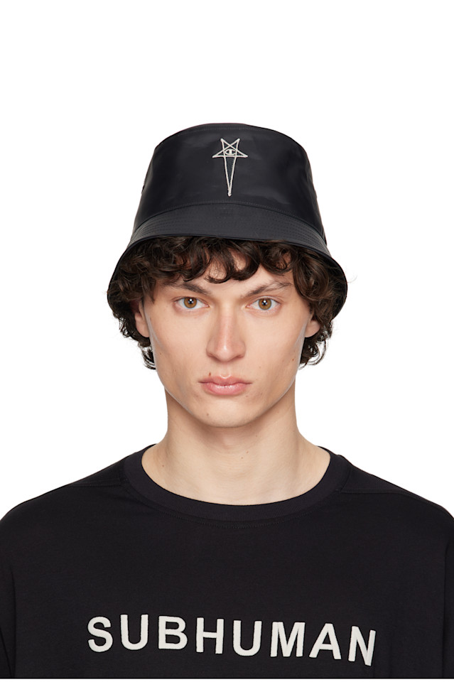 

Чемпионская версия ведро-шляпы Gilligan Rick Owens, черный