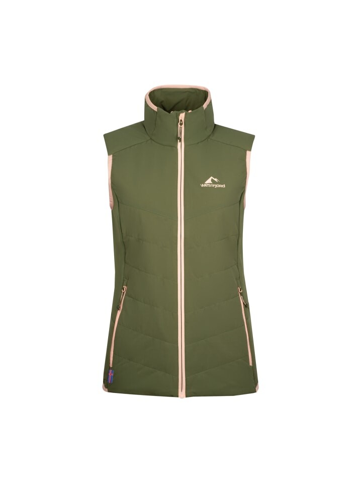 

Спортивный жилет Westfjord Funktions Reykir XT, цвет dusky olive/pink