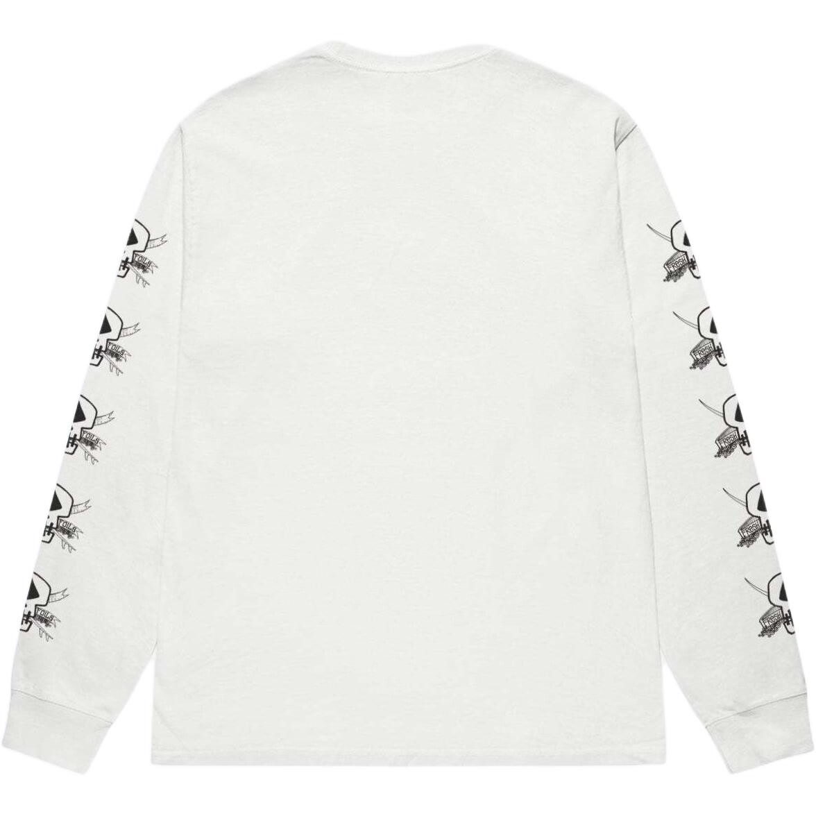 Футболка с окраской пигментом Foils L/S Stussy, фиолетовый — фото 4