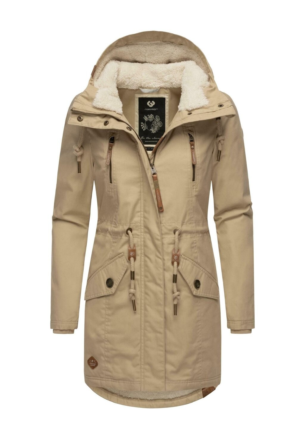

Зимнее пальто ELSIE Ragwear, цвет Mottled Beige