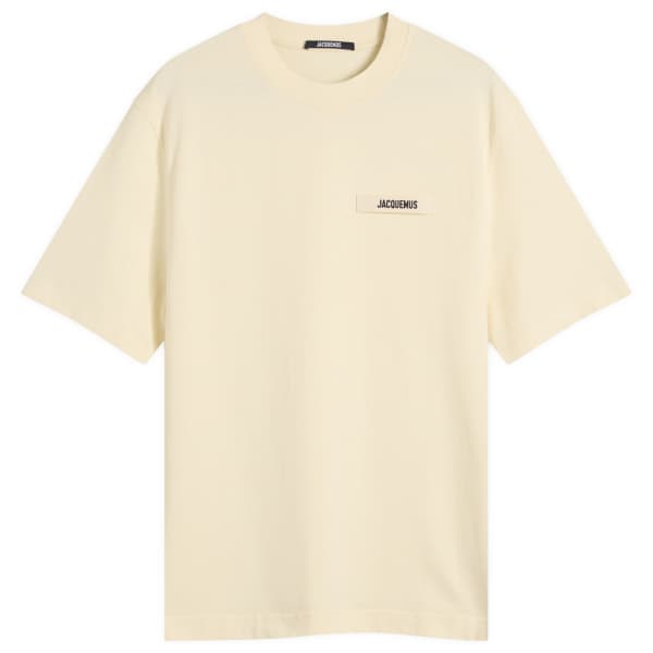 

Футболка с логотипом Grosgrain Jacquemus, бежевый