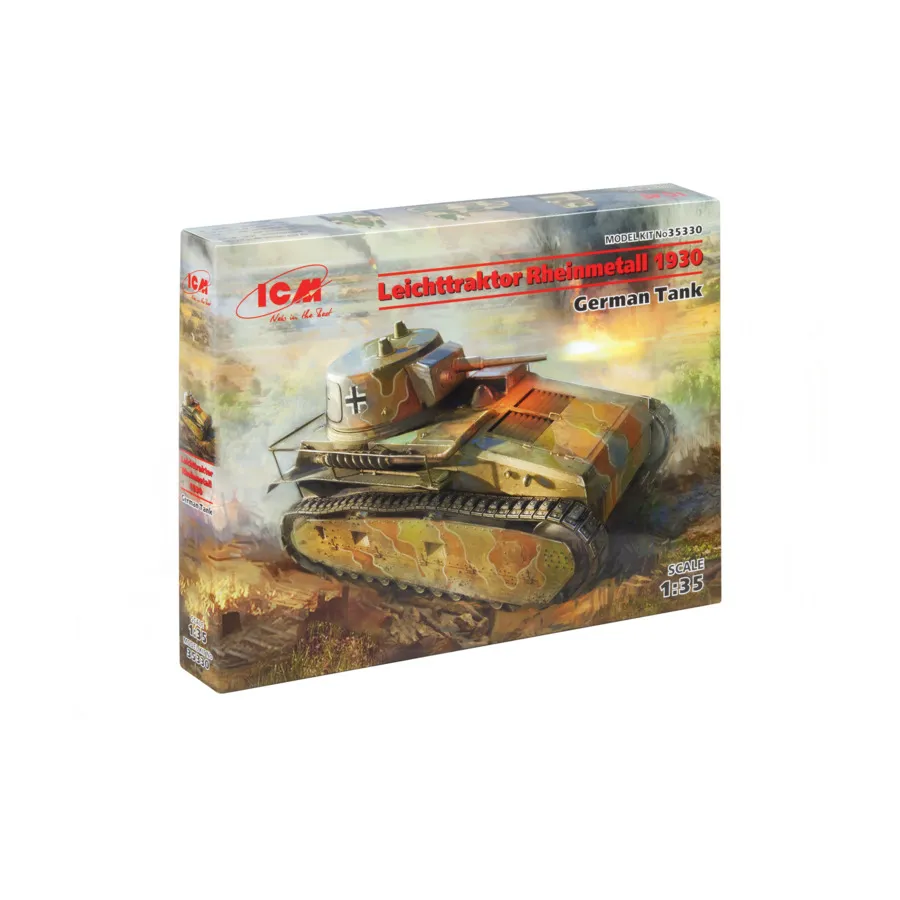 

Немецкий танк Leichttraktor Rheinmetall (1930 г.), Military Models 1/35 Scale (ICM)