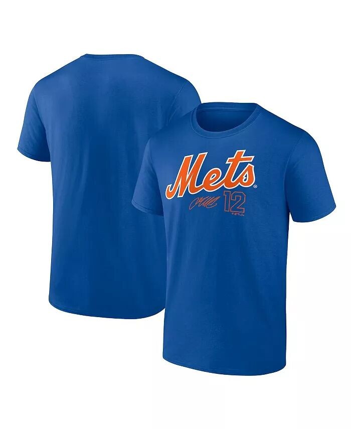 

Мужская футболка с именем и номером игрока Francisco Lindor Royal New York Mets Fanatics