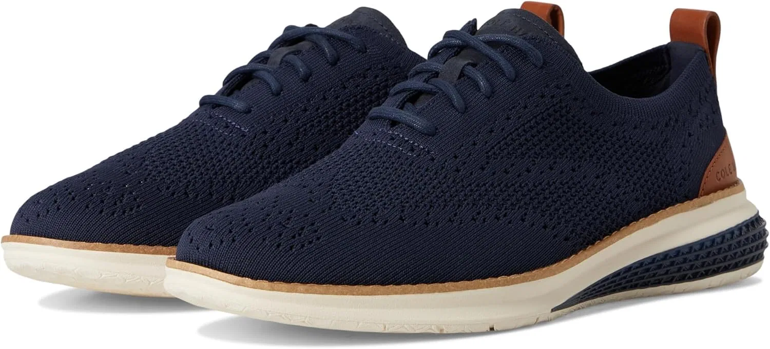 Мужские оксфорды Cole Haan OG Energyweave Stitchlite Wing, 2-Navy Blazer Ivory Natural — фото 2