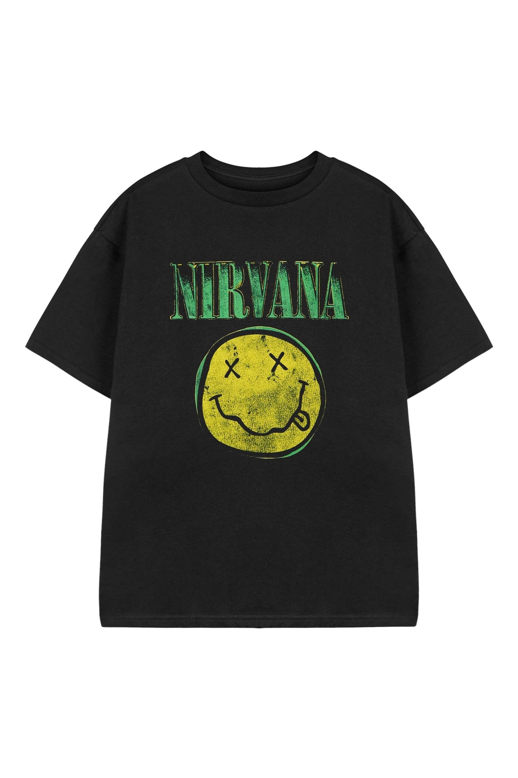 

Детская лицензионная футболка Nirvana Vanilla Underground, черный