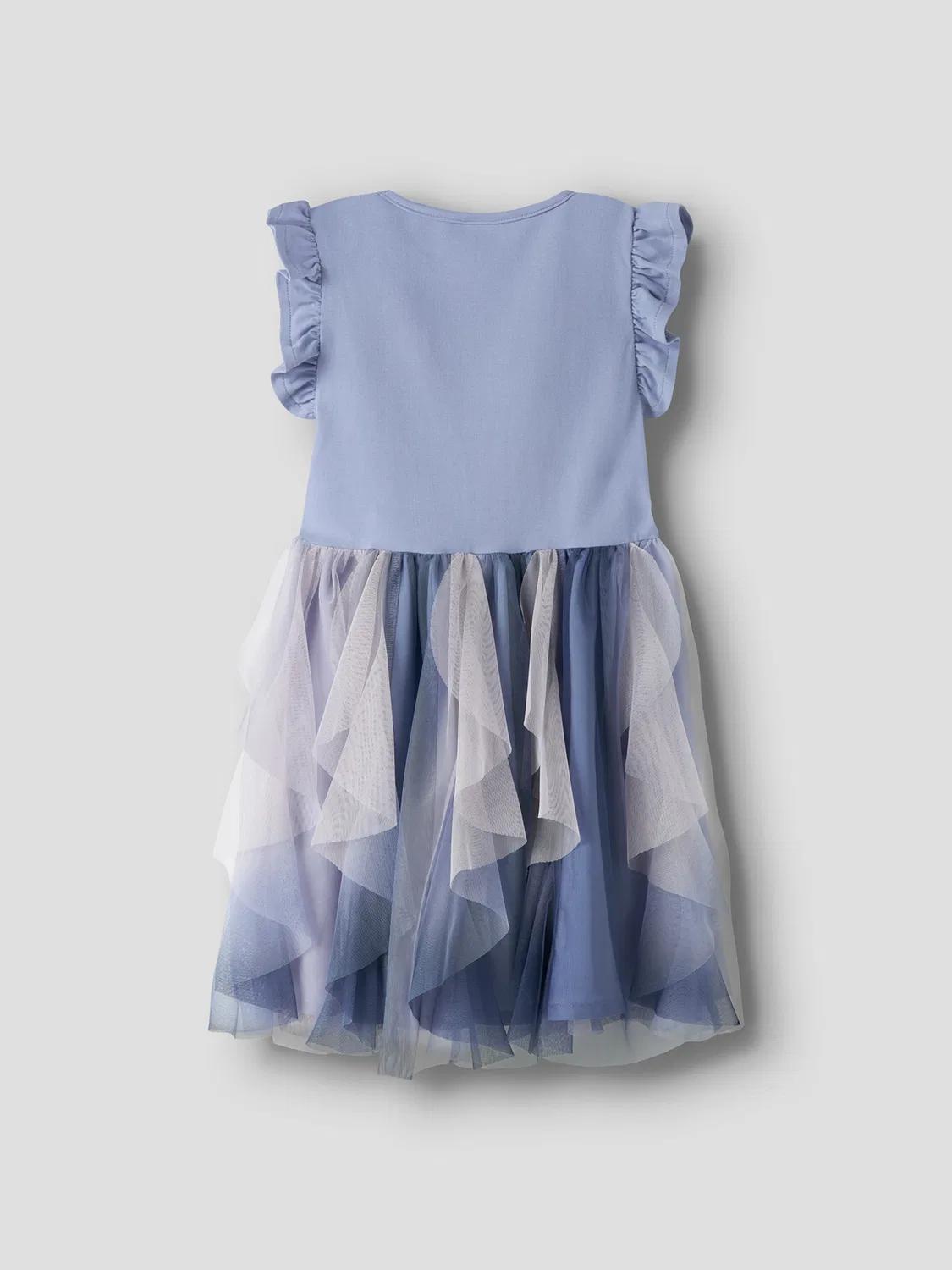 Платье 'NMFMom Frozen' Name It, Dusty Blue/Light Blue — фото 2