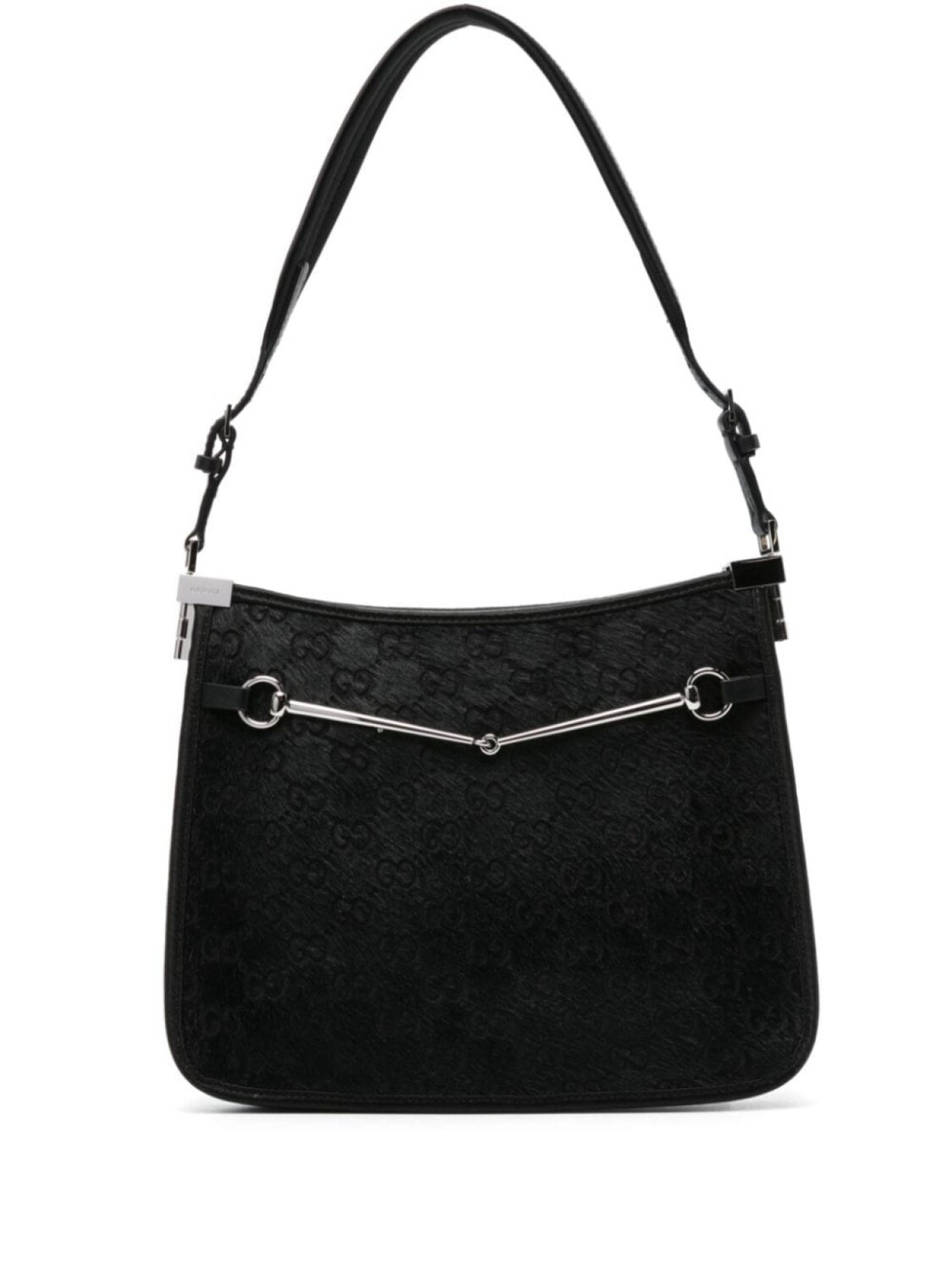 

Маленькая сумка Gucci New Slim с декором Horsebit, черный