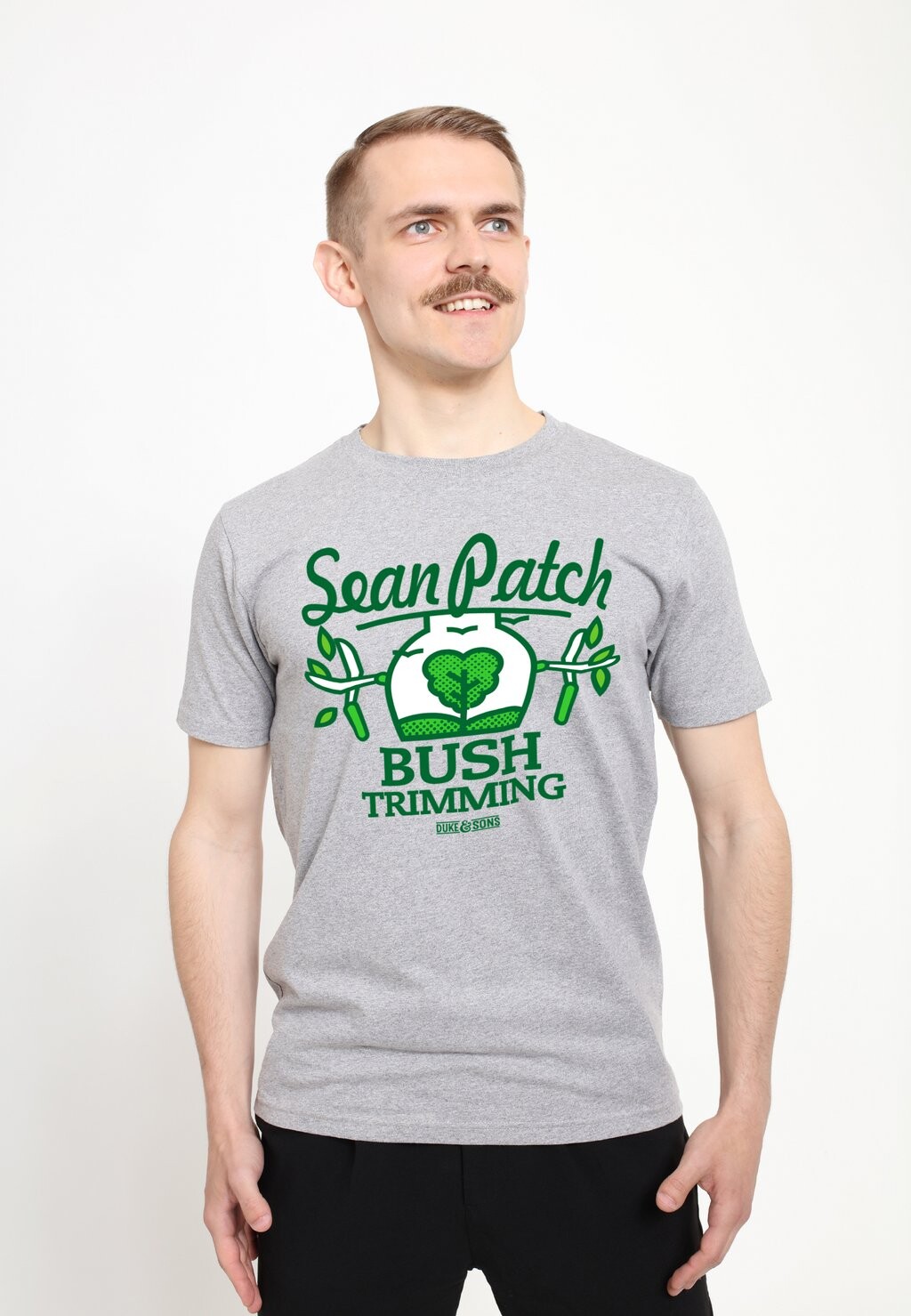 

Футболка с принтом SEAN PATCH Henry Tiger, цвет Mottled Light Grey