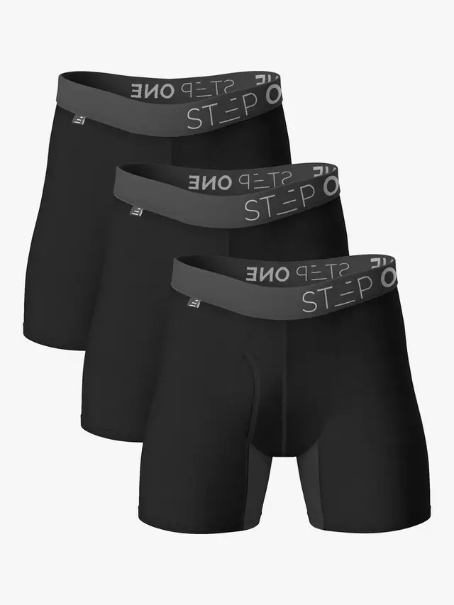 

Боксеры Step One Bamboo 3 шт, цвет black/currants