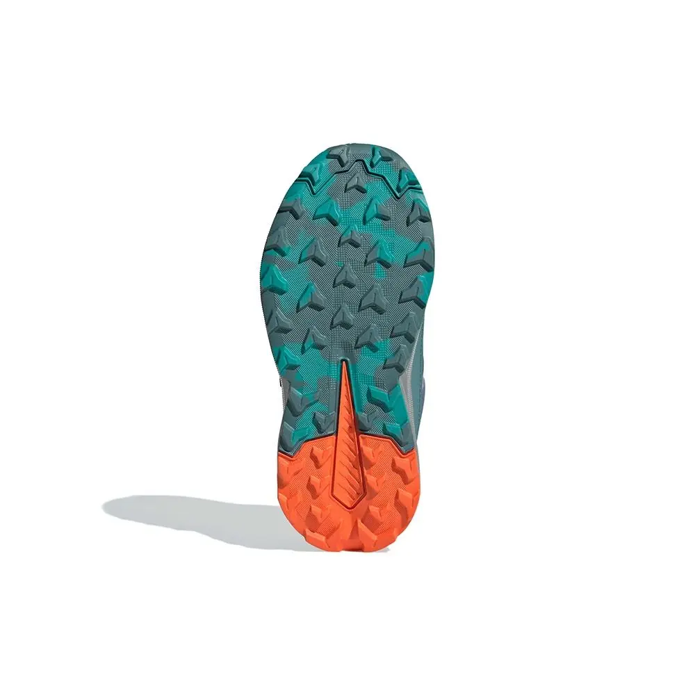 Adidas TERREX TRAILMAKER 2.0 Abrasion Resistant Low Top детские уличные ботинки серо-зеленые Kids' — фото 4