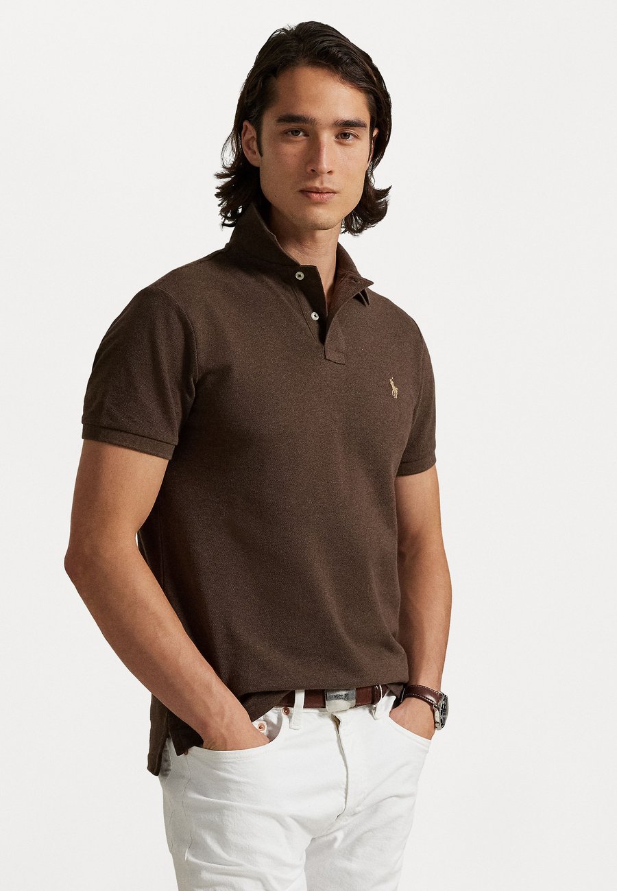 

Поло Polo Ralph Lauren THE ICONIC MESH POLO SHIRT, Nutmeg Brown/Mottled Brown, Коричневый, Поло Polo Ralph Lauren THE ICONIC MESH POLO SHIRT, Nutmeg Brown/Mottled Brown