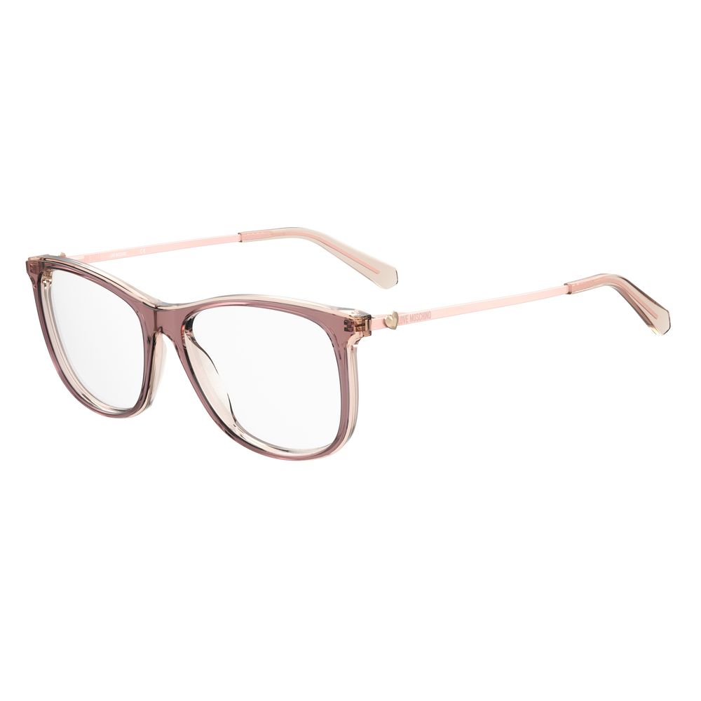

Розовые оправы из ворса теленка Love Moschino, Pink