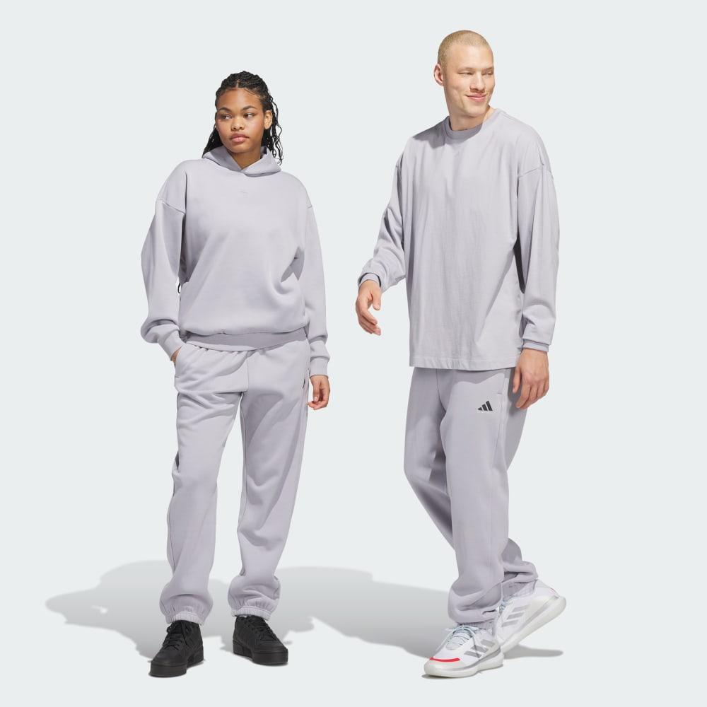 

Спортивные брюки Adidas Basketball Fleece Joggers (Gender Neutral), цвет Glory Grey