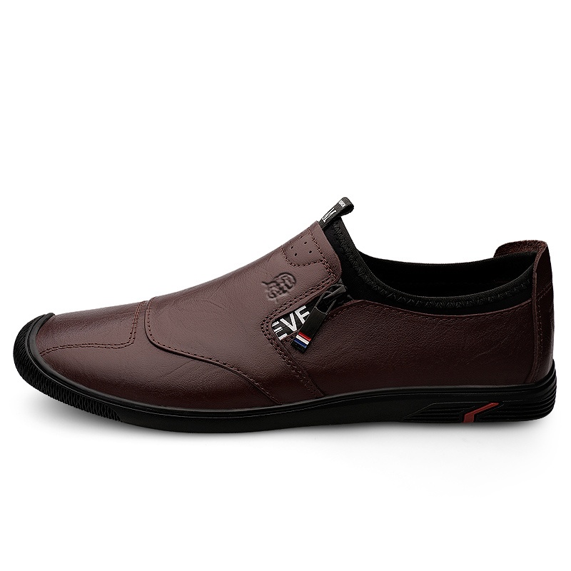 

LAORENTOU Мужские повседневные туфли мужские низкие черно-коричневые коричневые, цвет Brown