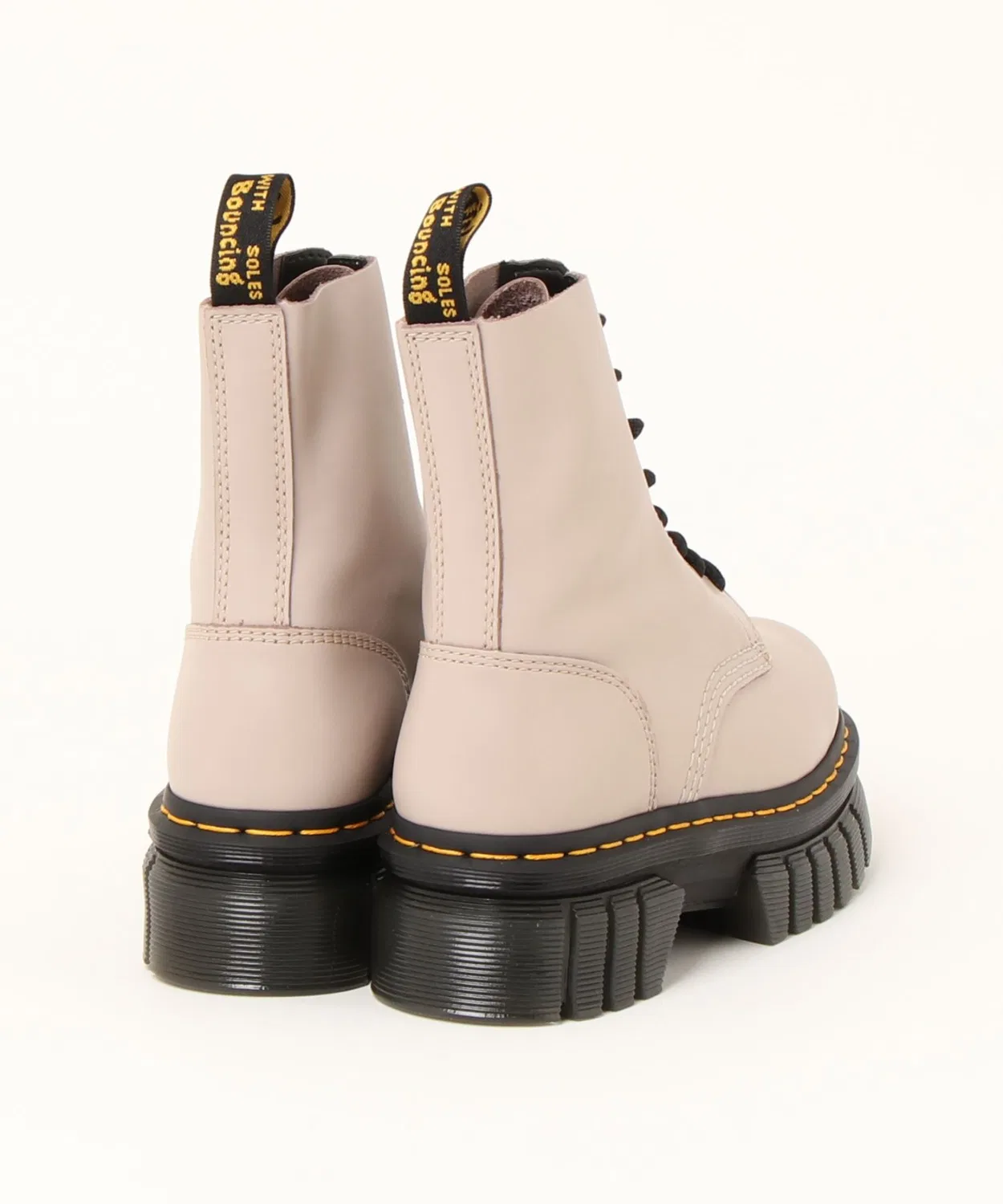 Ботинки Dr.Martens AUDRICK 8-мм на толстой подошве бежевые — фото 2