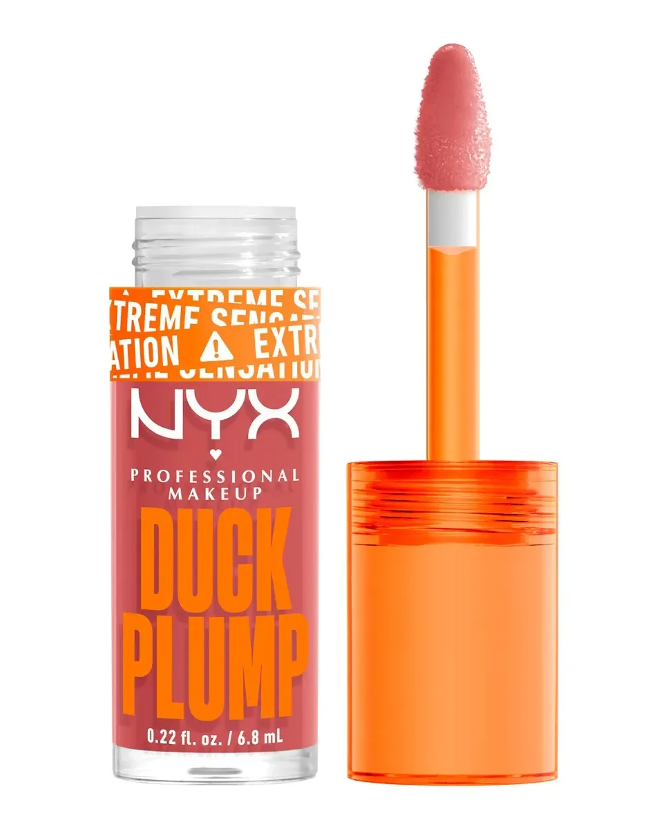 Блеск для губ увеличивающий объем Duck Plump High Pigment Lip Gloss Nyx Professional Makeup, Nude Swings — фото 2