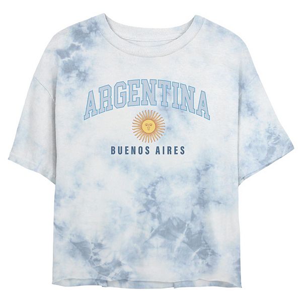 

Футболка Juniors Argentina Buenos Aires Sun Cropped Graphic Unbranded