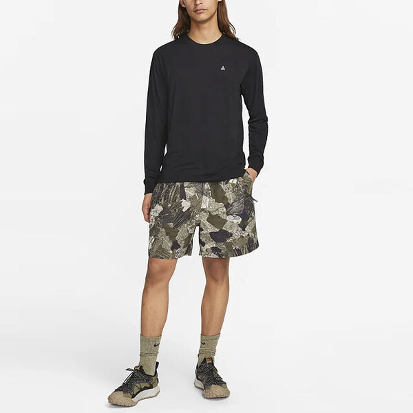 Футболка Nike ACG Long Sleeve Goat Rocks T-Shirt 'Black', черный — фото 3