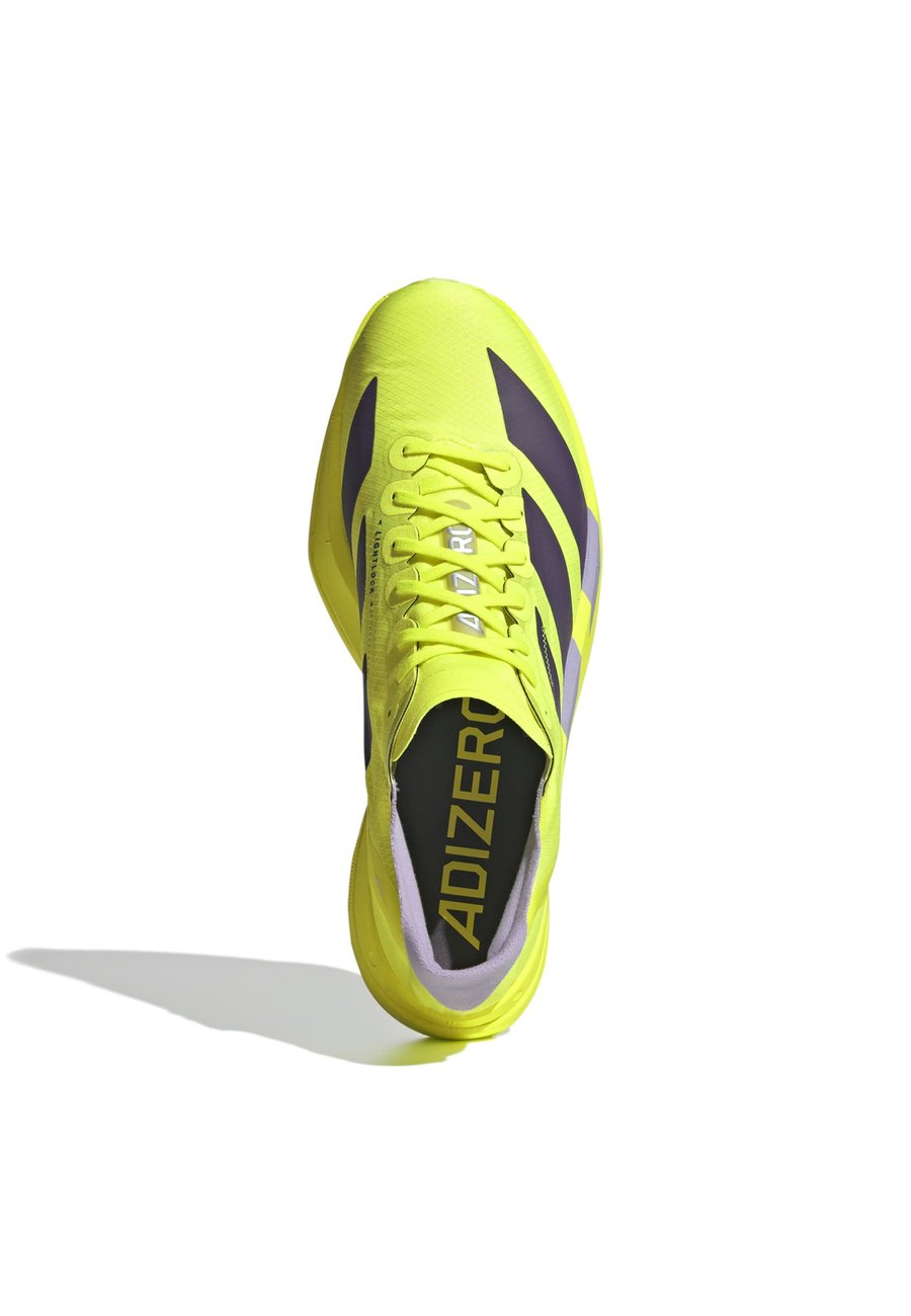 Кроссовки Adidas Performance ADIZERO ADIOS PRO 4, Solar Yellow Aurora Plum Powder Plum/Yellow — фото 3
