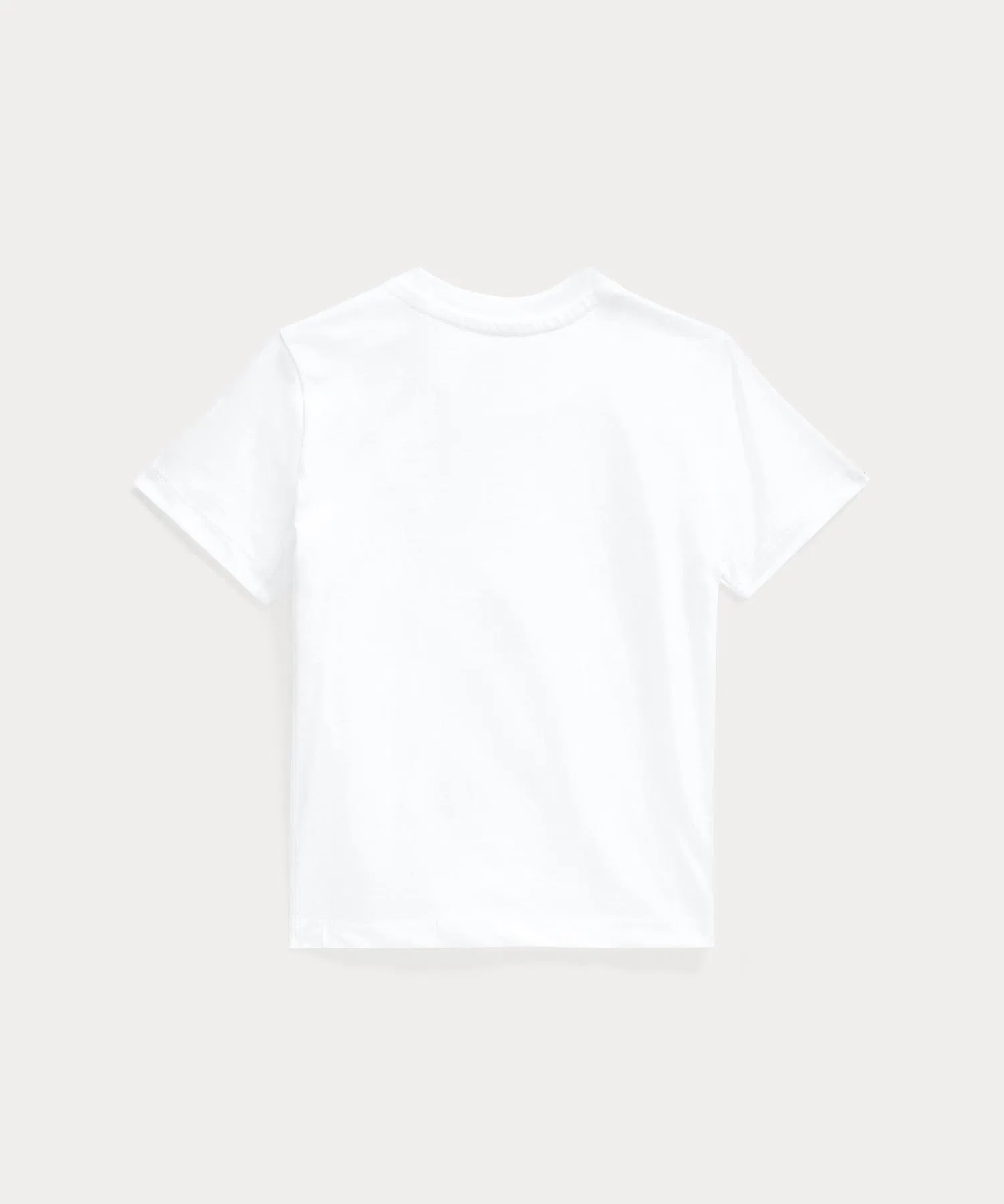 Детская хлопковая футболка POLO RALPH LAUREN CHILDRENSWEAR белая — фото 2