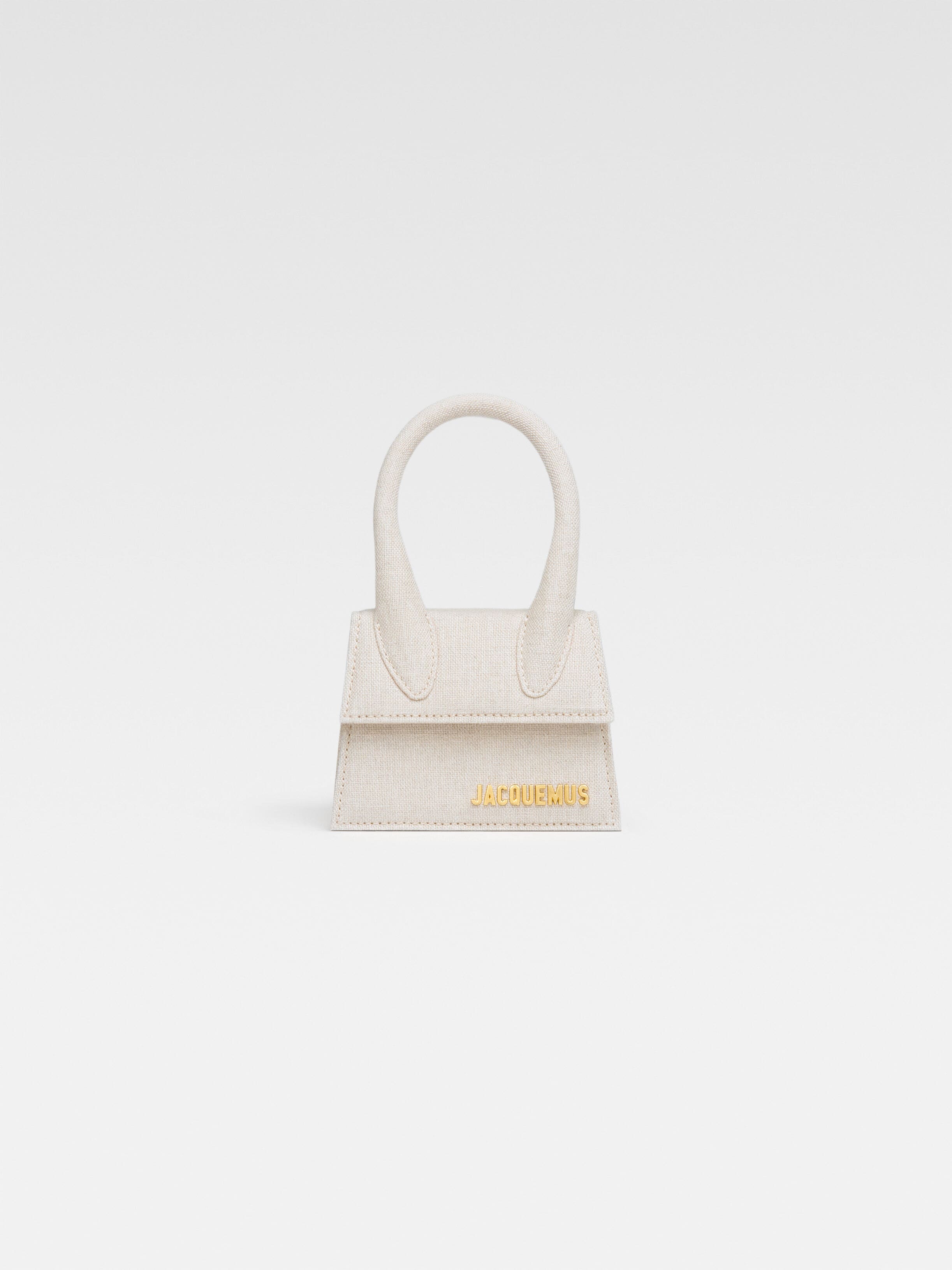 

Фирменная мини-сумочка JACQUEMUS The Chiquito, цвет Light Greige