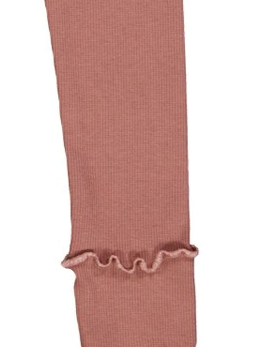 Облегающие леггинсы Müsli by GREEN COTTON Cozy Me, темно-розовый — фото 3