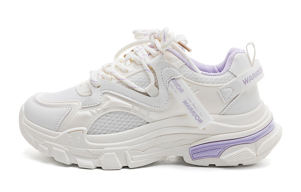 

Кроссовки WARRIOR Chunky Sneakers Women's Low-top Purple/beige, фиолетовый