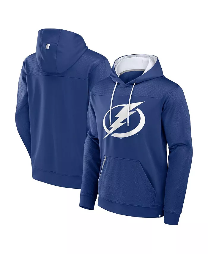 

Мужская синяя толстовка с капюшоном Tampa Bay Lightning Defender Fanatics
