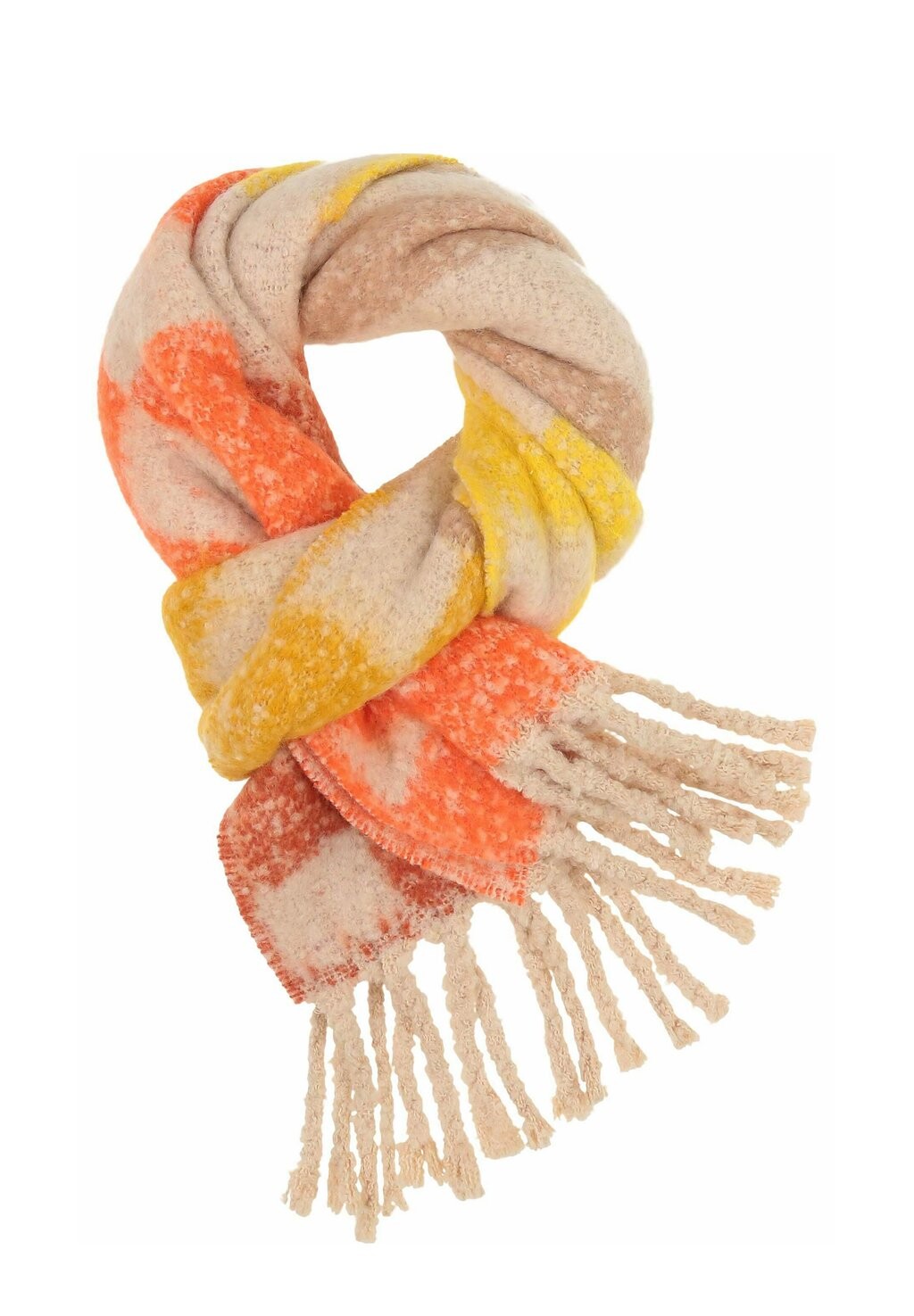

Шарф GEOMETRIC CHUNKY FRAAS, желтый